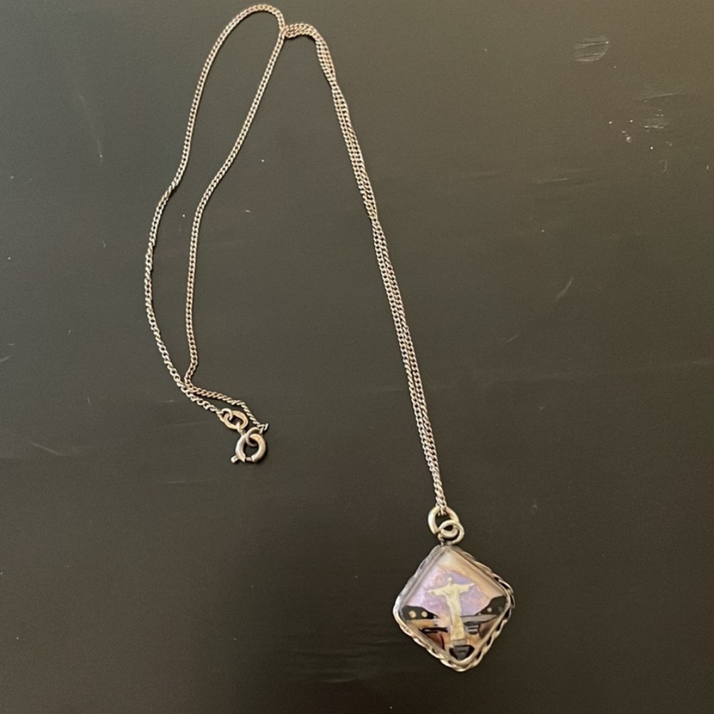 Vintage Jesus Necklace